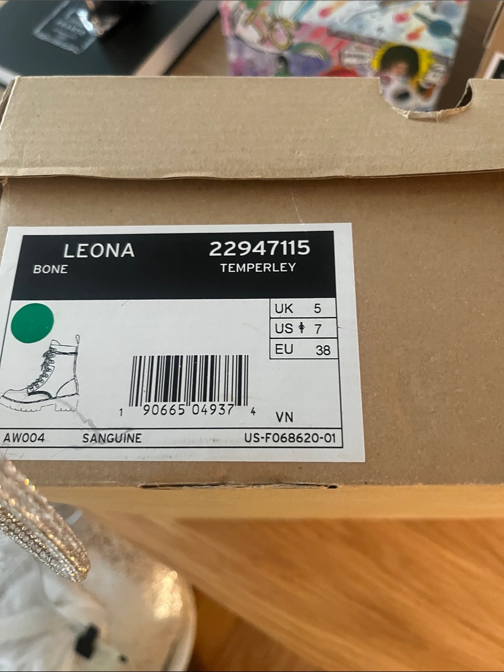 Dr. Martens Bone Leona Lace-Up Ankle Boots